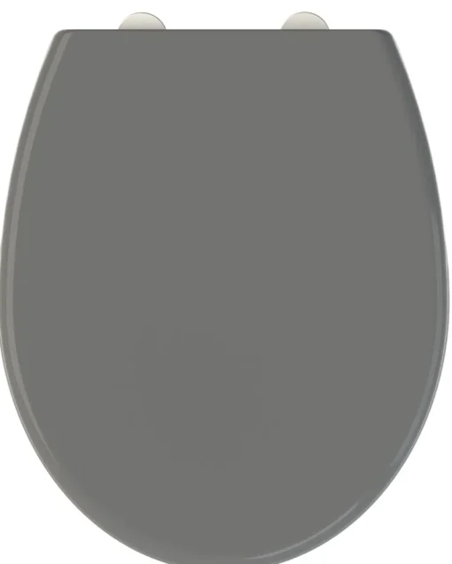 Abattants Wc-Allibert Abattant de toilette Fally gris soft close