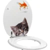 Abattants Wc-Allibert Abattant de toilette poisson / chat