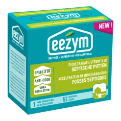 Produits De Nettoyage-Eezym Accélérateur de biodégradation fosses septiques - 52 doses