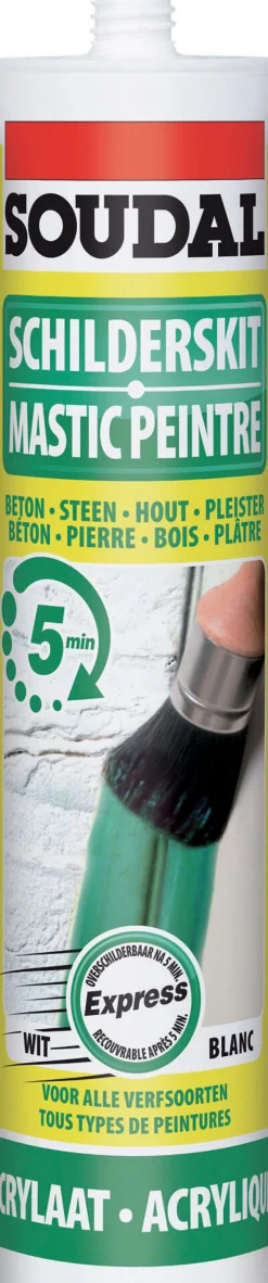 Colle-Soudal Acrylique express blanc 300 ml