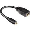 Câbles-Hama Adapteur hdmi type D plug- type A