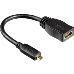 Câbles-Hama Adapteur hdmi type D plug- type A