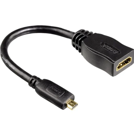 Câbles-Hama Adapteur hdmi type D plug- type A