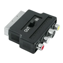 Audio-Hama Adapteur video S-VHS/3 RCA - scart IN/OUT