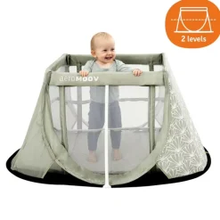 Lits De Voyage Et Accessoires-Aerosleep Aeromoov Instant Travel Cot Seashell
