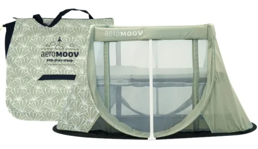 Lits De Voyage Et Accessoires-Aerosleep Aeromoov Instant Travel Cot Seashell