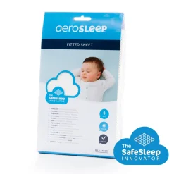 Linge De Lit-Aerosleep Drap Housse 70x140cm blanc