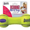 Jouets-Kong Air squeaker dumbell jaune M