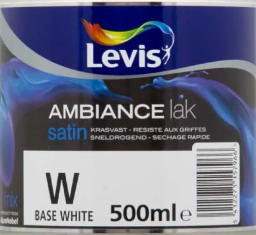 Laques-Levis Ambiance laque satin mix 0,5 L blanc