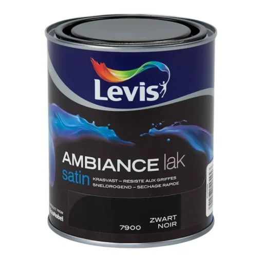Laques | Laque-Levis Ambiance laque satin noir 750 ml