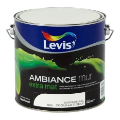 Peinture Mur Et Plafond | Laques-Levis Ambiance mur mat coquille d'oeuf 2,5 L