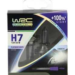 Éclairage-Euro Shop Ampoule H7 Platinium white +100% - 2 pièces