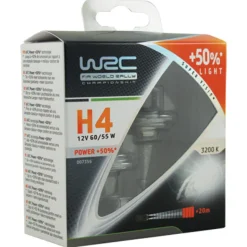 Éclairage-WRC 2 ampoules H4 + 50 % light