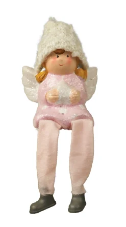 Statues, Figurines Et Maisons-DDD Ange jambes pliantes