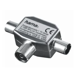 Audio-Hama Antenne T-splitter 1 F - 2 m métal