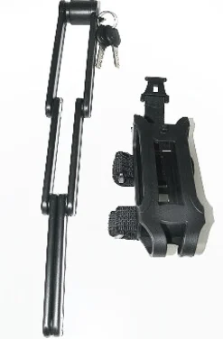 Accessoires Vélo-Euro Shop Antivol pliable 192x76 mm avec support