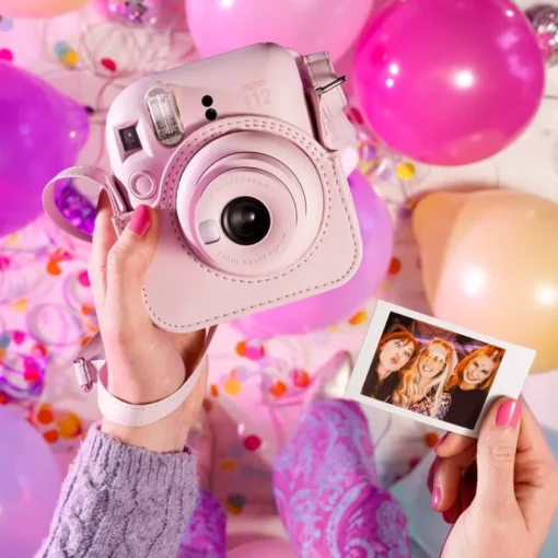 Appareil Photo-Euro Shop Appareil photo Fujifilm Instax Mini 12 - Rose fleuri