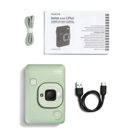 Appareil Photo-Euro Shop Appareil photo Fujifilm Instax Mini LiPlay - Vert Matcha