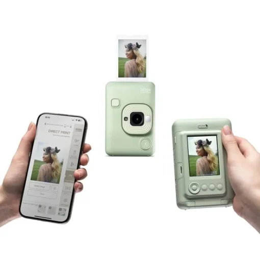 Appareil Photo-Euro Shop Appareil photo Fujifilm Instax Mini LiPlay - Vert Matcha