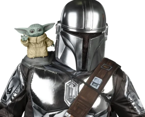 Accessoires-Euro Shop Baby Yoda Poupée d'Épaule