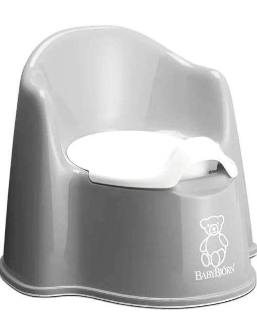 Toilettes Et Accessoires-Babybju00f6rn Babybjörn Pot fauteuil gris/blanc