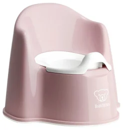 Toilettes Et Accessoires-Babybju00f6rn Babybjörn Pot fauteuil rose pastel/blanc