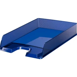 Bacs À Lettres-Esselte Bac de correspondance bleu transparent