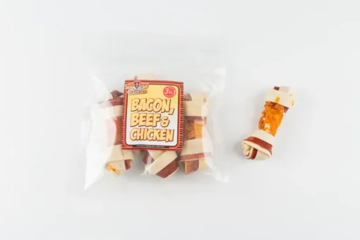 Nutrition-Euro Shop Bacon beef chicken small - 4 pièces