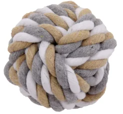 Jouets-Euro Pet Balle en corde medium 7,5 cm