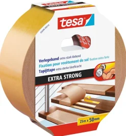 Rubans Adhésif-Tesa Bande tapis extra fort 25 m x 50 mm