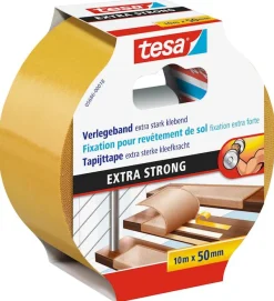Rubans Adhésif-Tesa Bande tapis extra fort 10 m x 50 mm