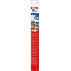 Rubans Adhésif-Tesa Bas de porte Comfort aluminium resort 1 m x 4 cm