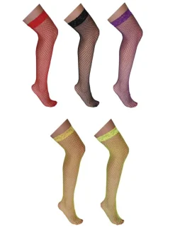 Accessoires-Euro Shop Bas résille - 5 couleurs