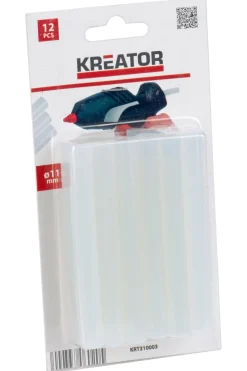 Colle-Kreator Baton à colle 11 mm 12 pièces