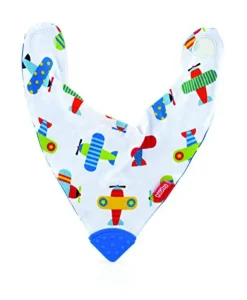Bavettes Et Protection-Nuby Bavoir avec triangle de dentition - 3m+