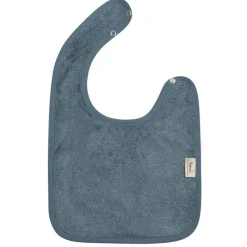 Bavettes Et Protection-Timboo Bavoir grand avec Pressions 26x38 cm Marin