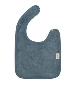 Bavettes Et Protection-Timboo Bavoir grand avec Pressions 26x38 cm Marin