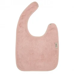Bavettes Et Protection-Timboo Bavoir grand avec Pressions 26x38 cm Misty Rose
