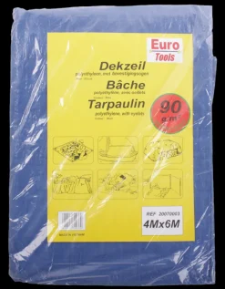 Matériaux De Protection-Euro Car Bâche 4x6m 90g bleu