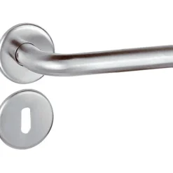 Ferrures De Porte-Linea Bertomani Bequille avec rosace et entree inox
