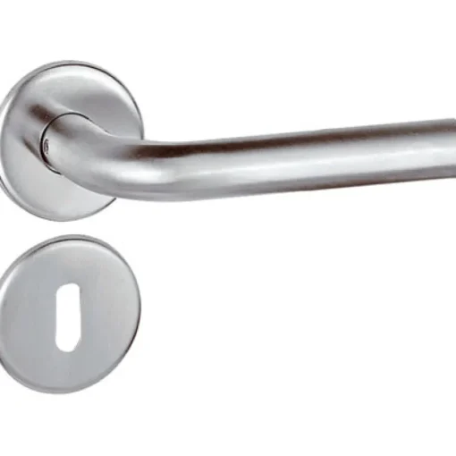 Ferrures De Porte-Linea Bertomani Bequille avec rosace et entree inox