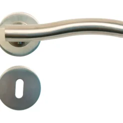 Ferrures De Porte-Linea Bertomani Bequille avec rosace et entree inox