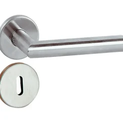 Ferrures De Porte-Linea Bertomani Bequille avex rosace et entree inox