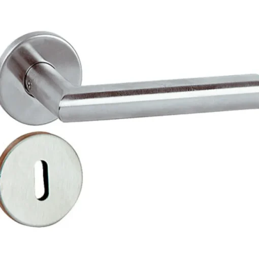 Ferrures De Porte-Linea Bertomani Bequille avex rosace et entree inox