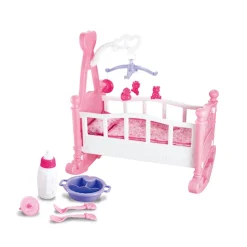 Poupées Et Peluches-DDD Toys Berceau poupée avec accessoires