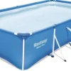 Piscines Et Accessoires | Piscines Et Accessoires-Bestway Steel Pro Frame Pool + pompe 400 x 211 x 81cm