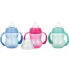 Ustensiles De Repas-Nuby Biberon d'apprentissage en Tritan™- col large - 240ml - 6m+
