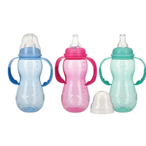 Ustensiles De Repas-Nuby Biberon tétine - col standard - 320ml - 3m+