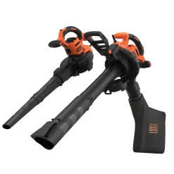 Outils Électriques-Black&Decker Black+Decker BEBLV300SB-QS souffleur-aspirateur de feuilles électrique 3000W