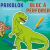 Livres Coloriage-Deltas Bloc à perforer dino